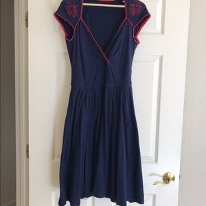 Luscious dress in Navy.
